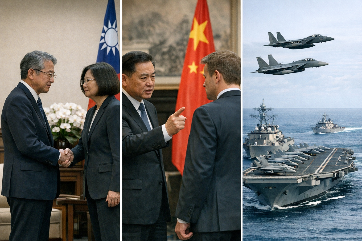 欧盟旗帜与会议桌上的文件示意图