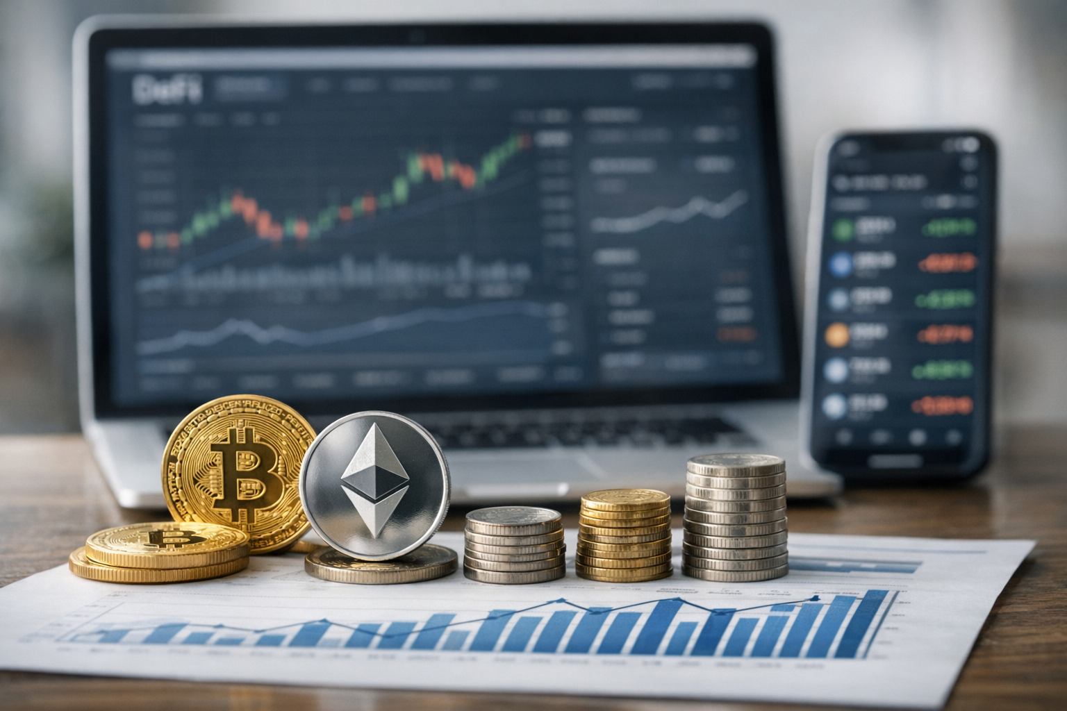 示意图：DeFi借贷增长与风险评估框架并行成为市场关注点