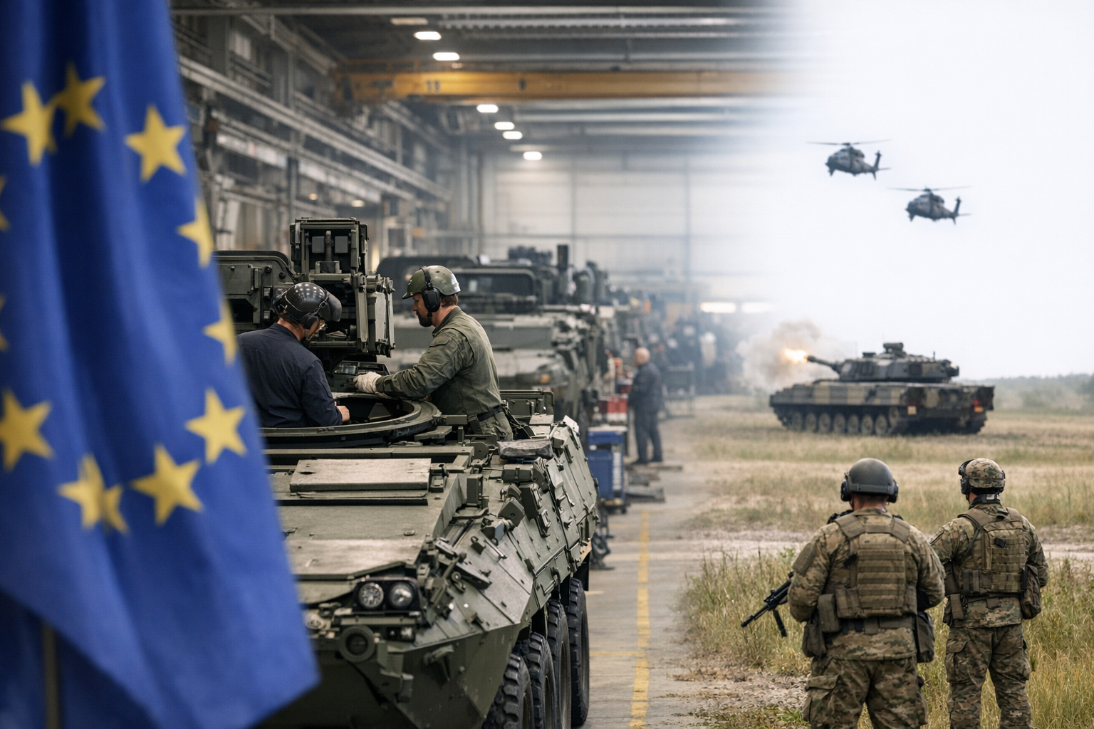 欧盟推进防务工业能力建设（示意图）