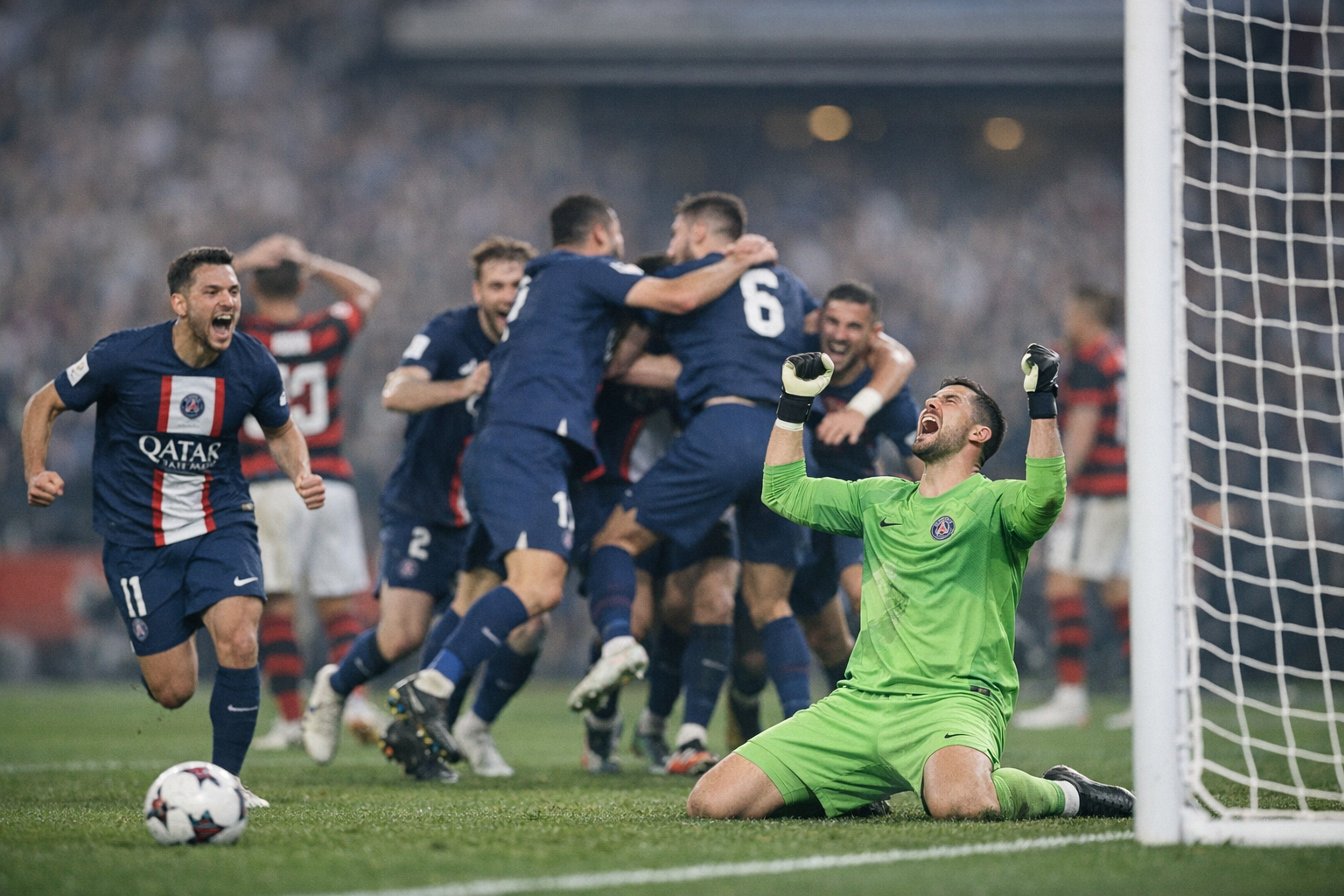 点球大战让门将表现成为胜负关键（示意图）