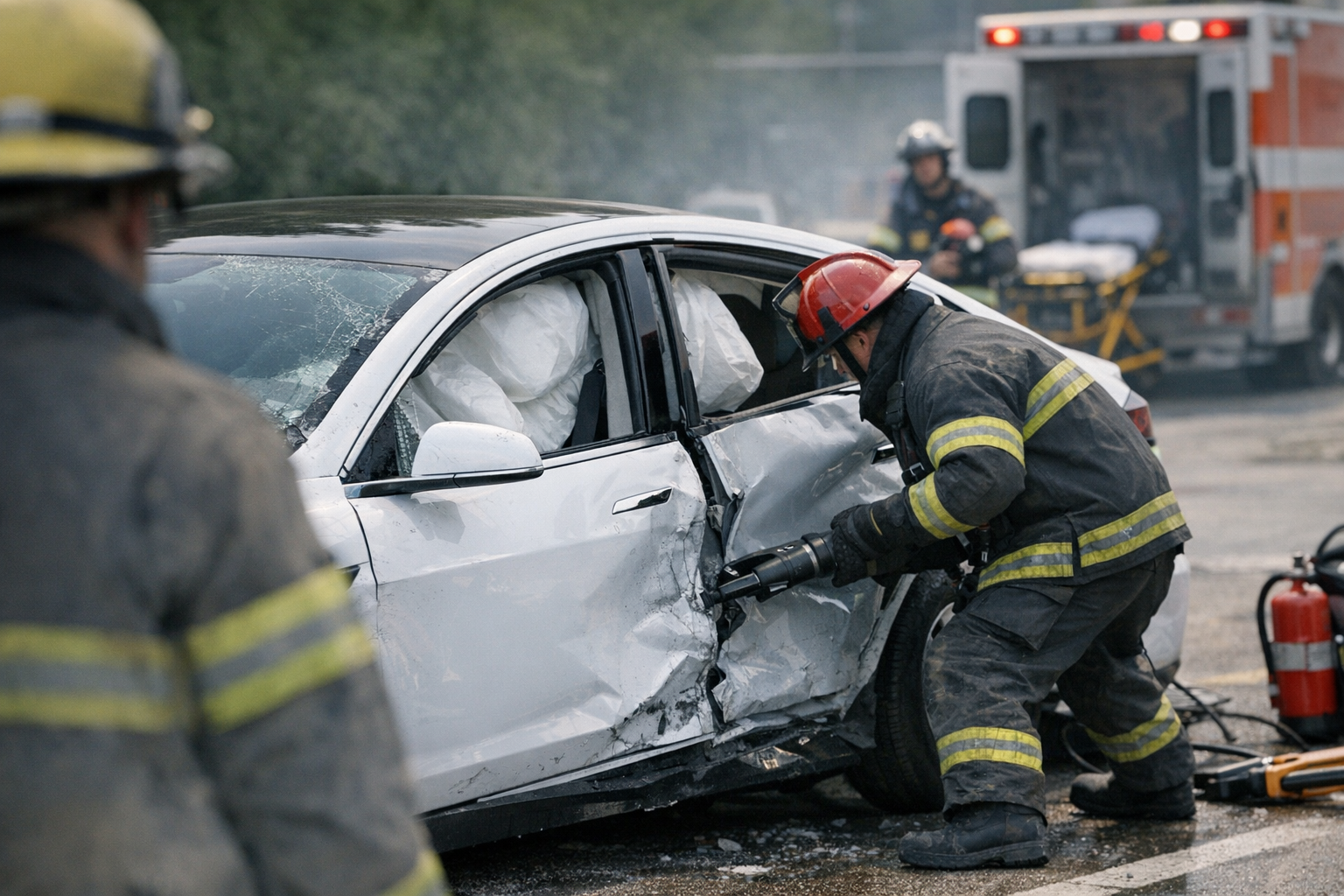事故后车门可用性成为安全讨论焦点之一（示意图）
